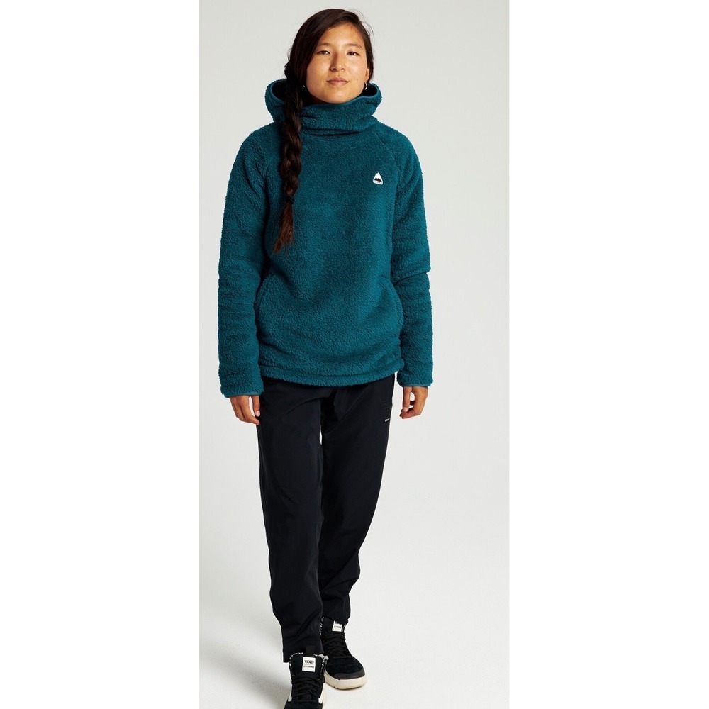 Women's Burton Lynx Pullover Fleece sz m snowboarder skiing polyester comfy nwt